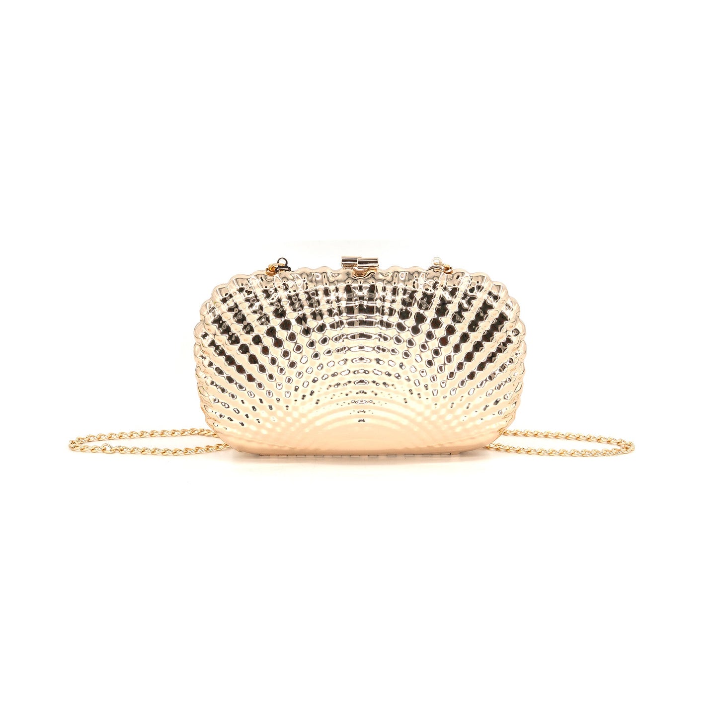 Textured Gold Clutch