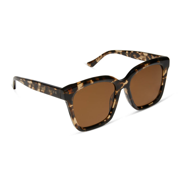 DIFF Meredith in Espresso Tort Brown Polarized