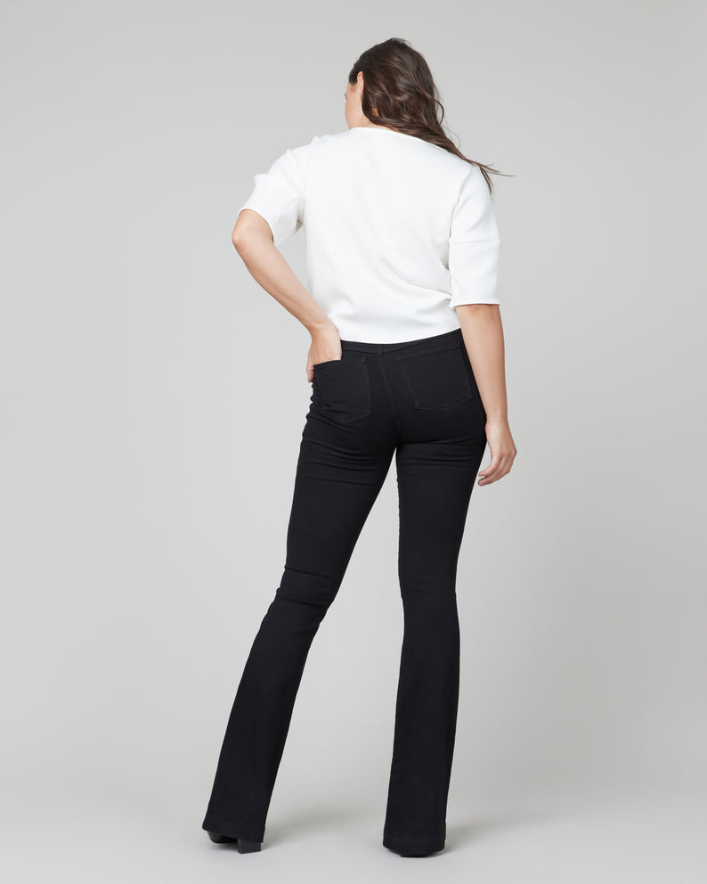 Spanx Flare Jeans in Clean Black – The South Apparel