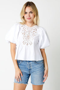 Cora Top in White