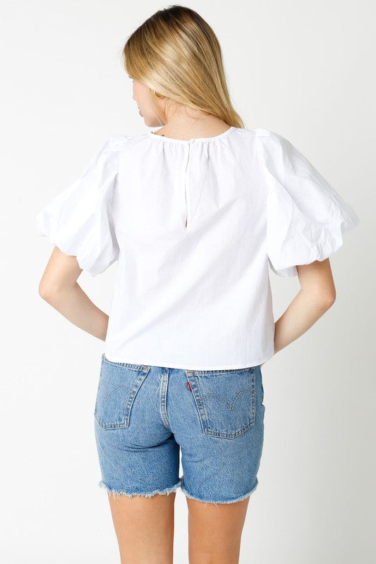 Cora Top in White