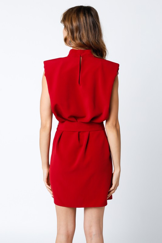 Brooks Dress in Red