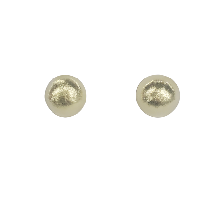 Sheila Fajl Small Soulful Studs in Matte Gold