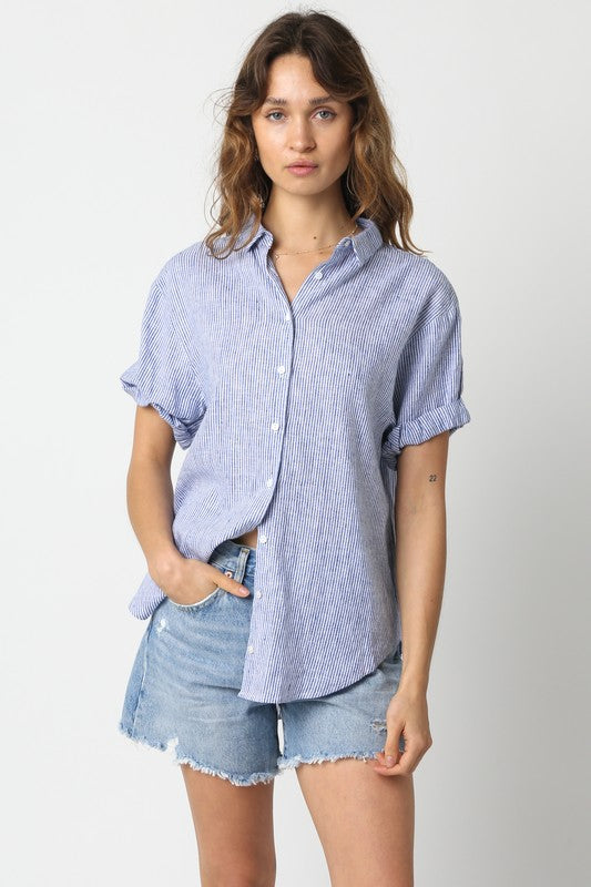 Leili Button Up Top