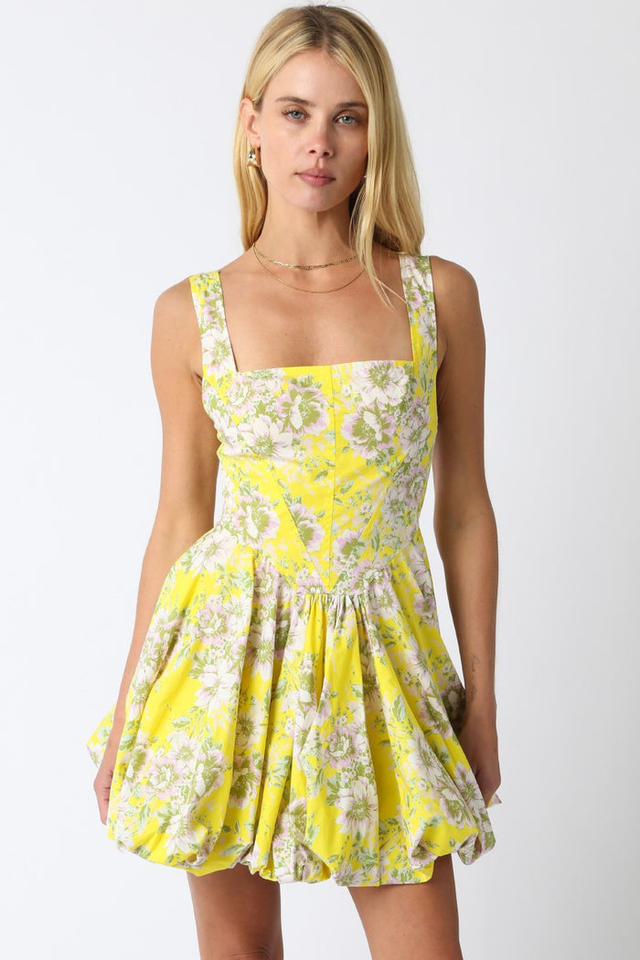 Elsie Floral Balloon Dress