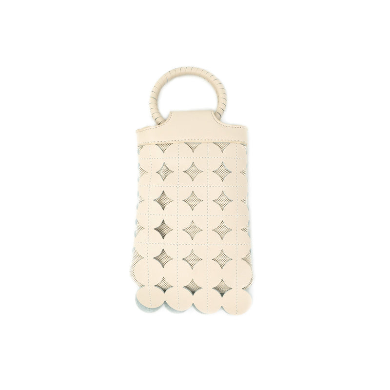 Circles Cross Body in Beige