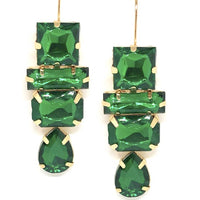 Deco Gem Drop Earrings