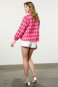 Lucy Top in Red/Pink