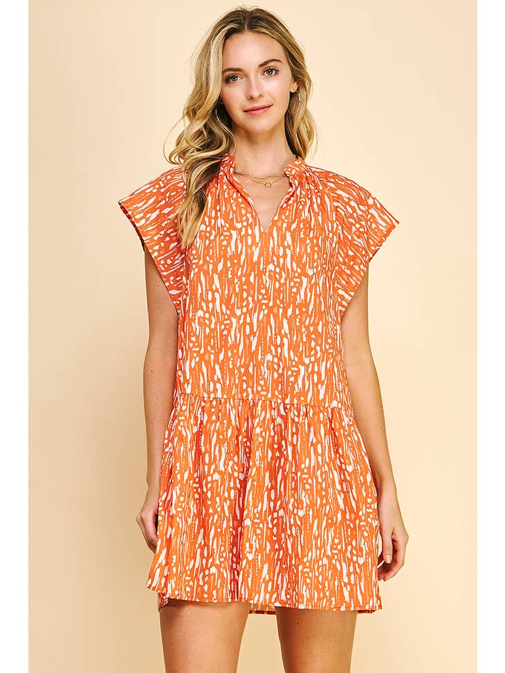 Laura Dress in Orange