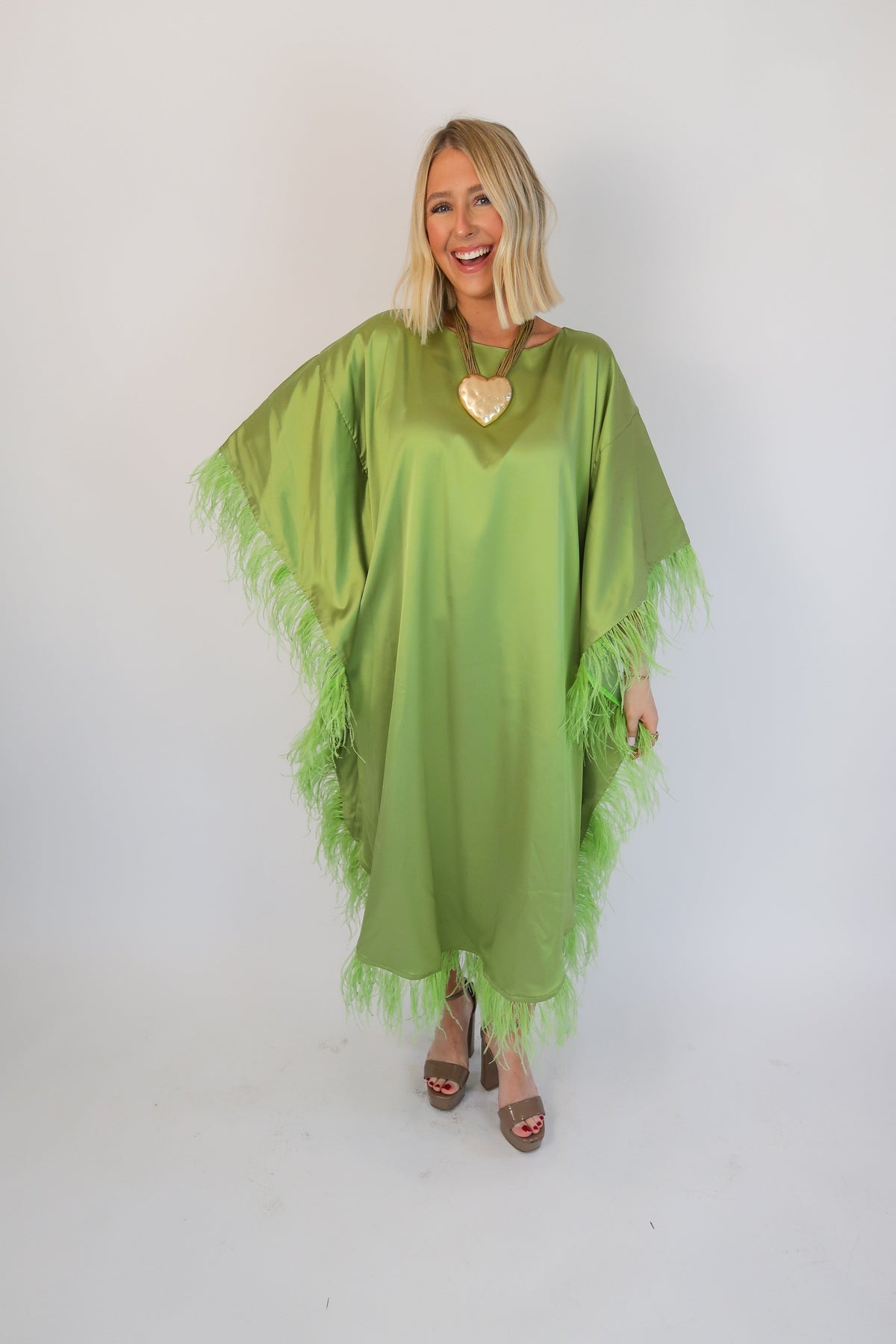 Cosmo Maxi Dress in Olive
