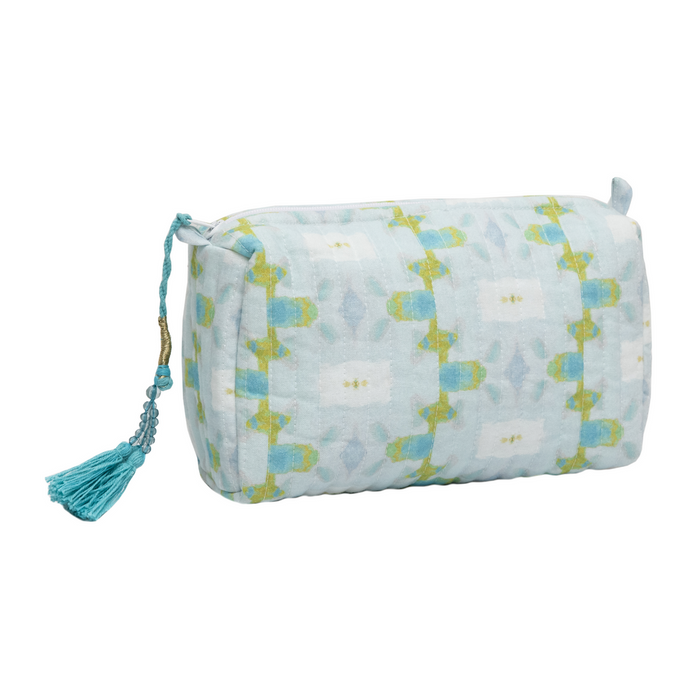 Laura Park Chloe Blue Small Cosmetic Bag