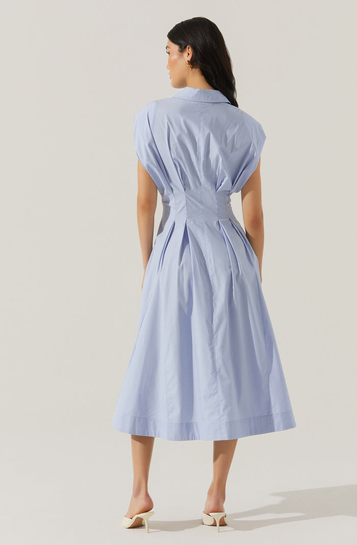Astr The Label Beckett Dress in Blue