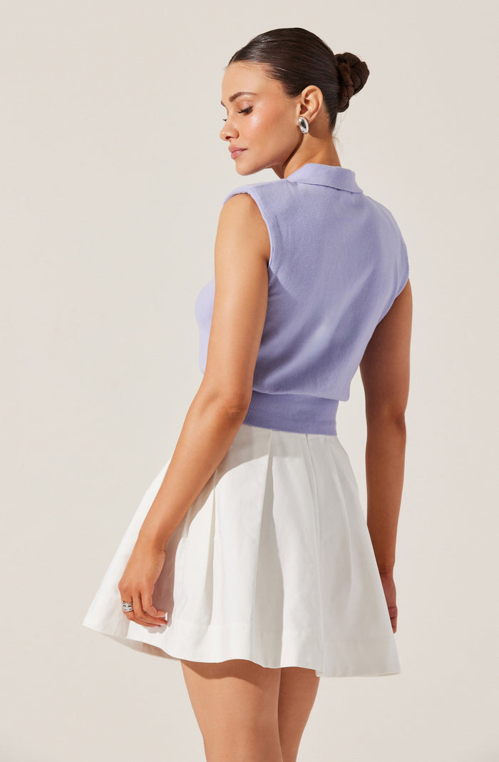 Astr The Label Kori Sweater Top in Periwinkle