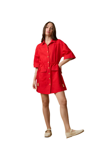 Venice Dress in Red