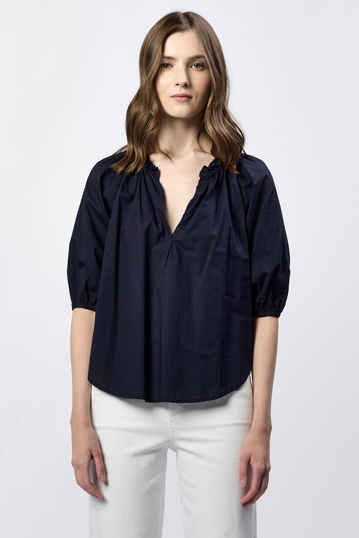 Costa Top in Black Iris