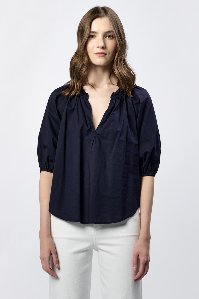Costa Top in Black Iris