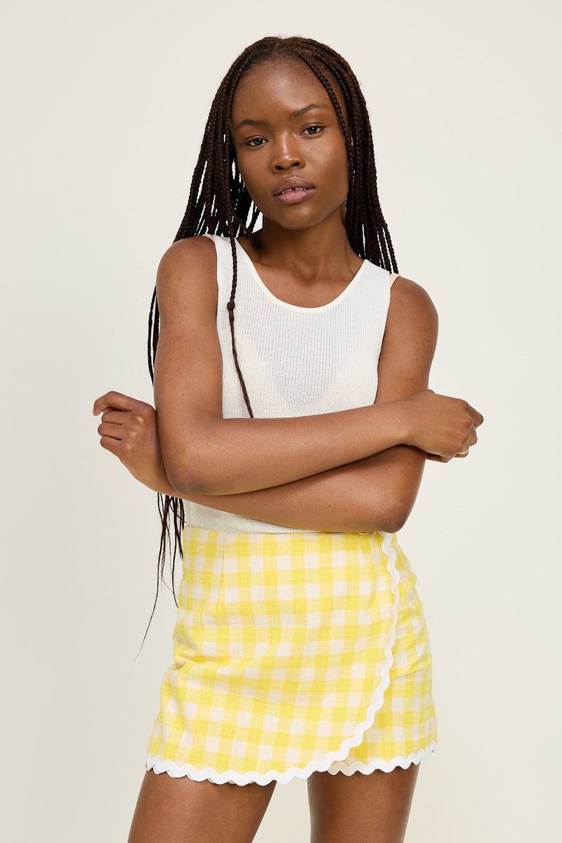 Sammy Skort in Lemon