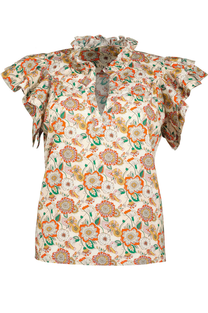 Margarita Poplin Shirt in Aruba
