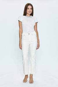 Pistola Ally High Rise Vintage Ankle in Eggshell