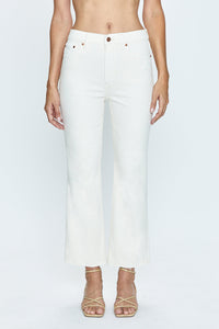 Pistola Ally High Rise Vintage Ankle in Eggshell