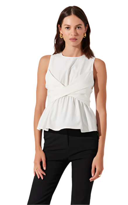 Astr The Label Isela Top in White