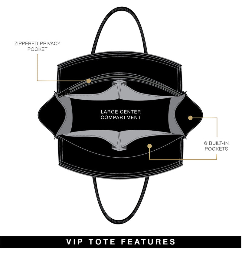 VIP Travel Tote in Timeless Quilted