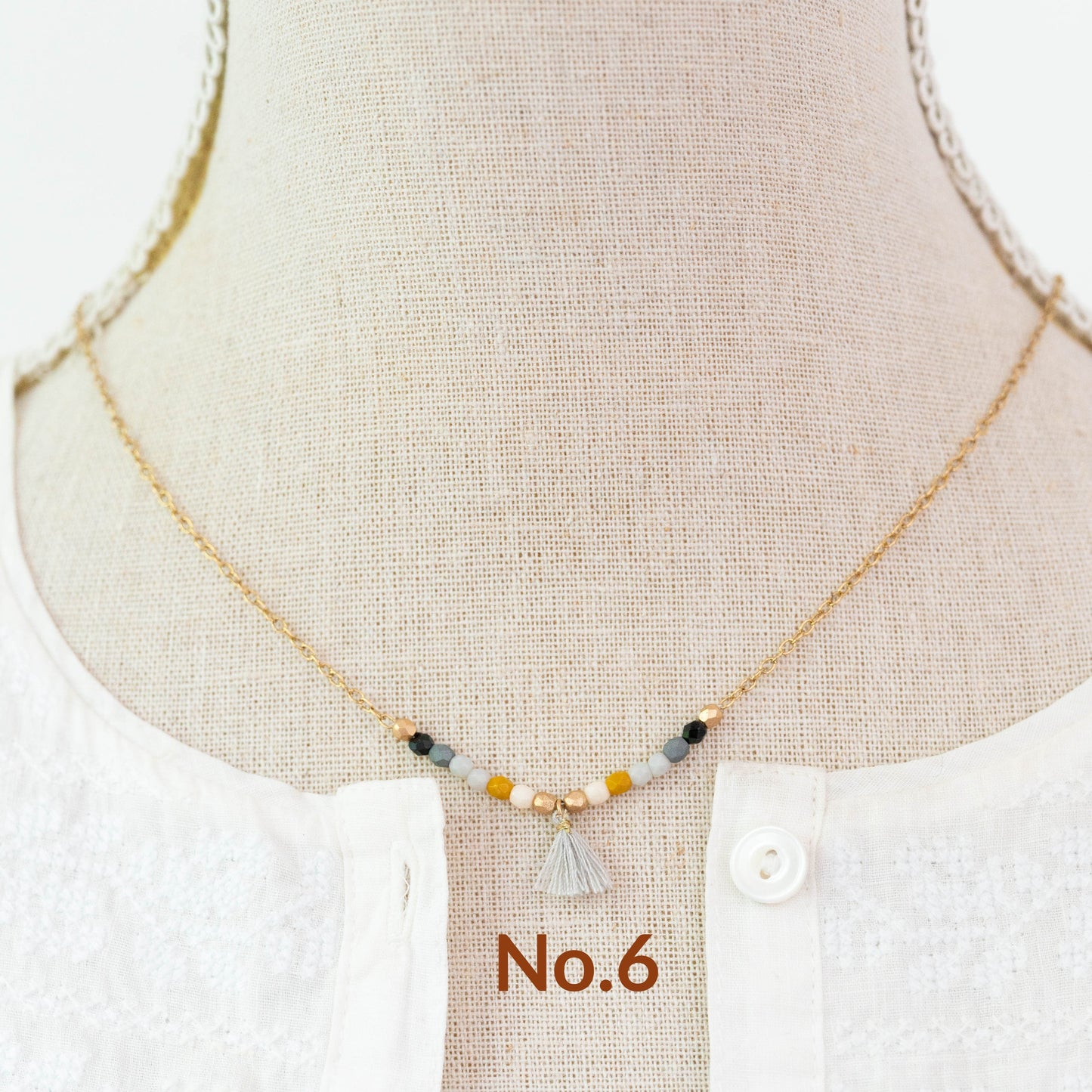 Dainty Tassel Necklace 16"