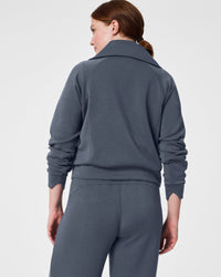 Spanx AirEssentials Half Zip in Dark Storm