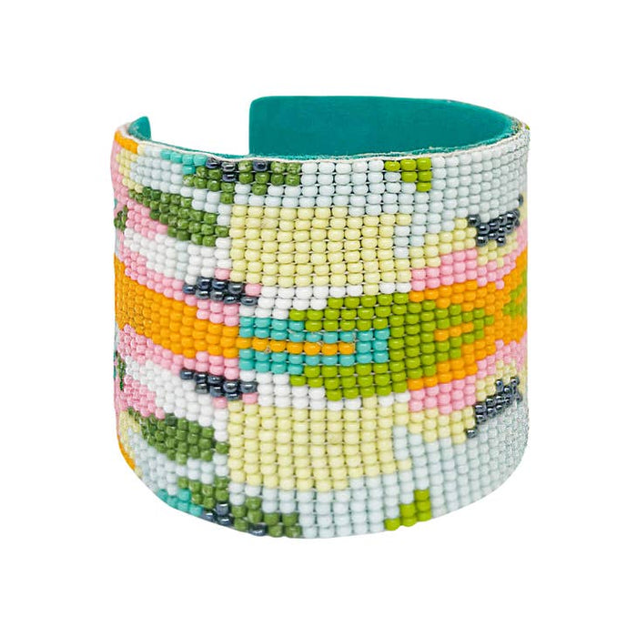 Laura Park Begonia Beaded Cuff Bracelet