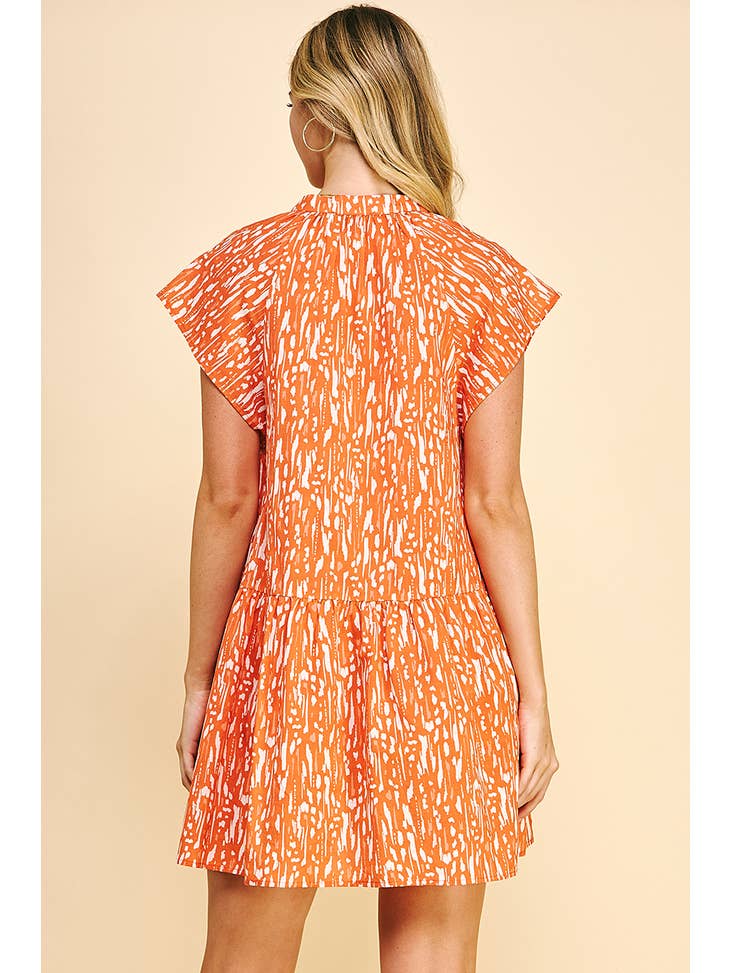 Laura Dress in Orange