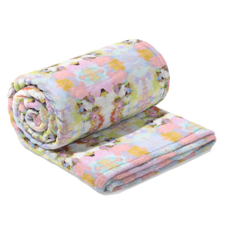 Laura Park Brooks Avenue Fleece Blanket