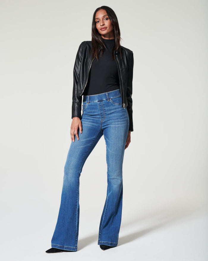 SPANX Flare Jeans in Vintage Indigo