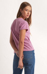 Z Supply Modern Slub Tee in Dusty Orchid