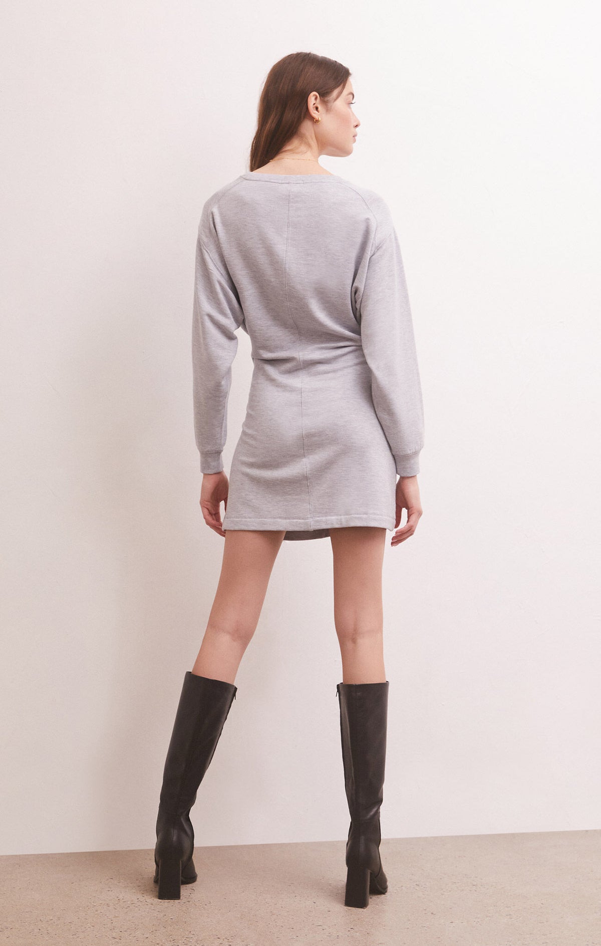 Z Supply Baxley Dress in Heather Grey