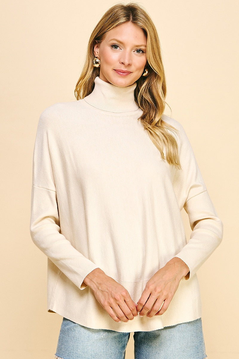 The Jill Turtleneck Pullover Sweater