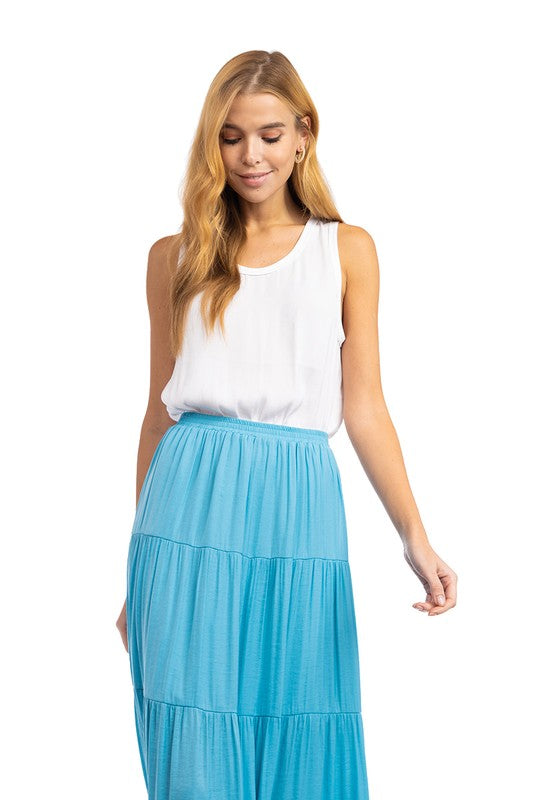 SA Scoop Neck Tank in Off White