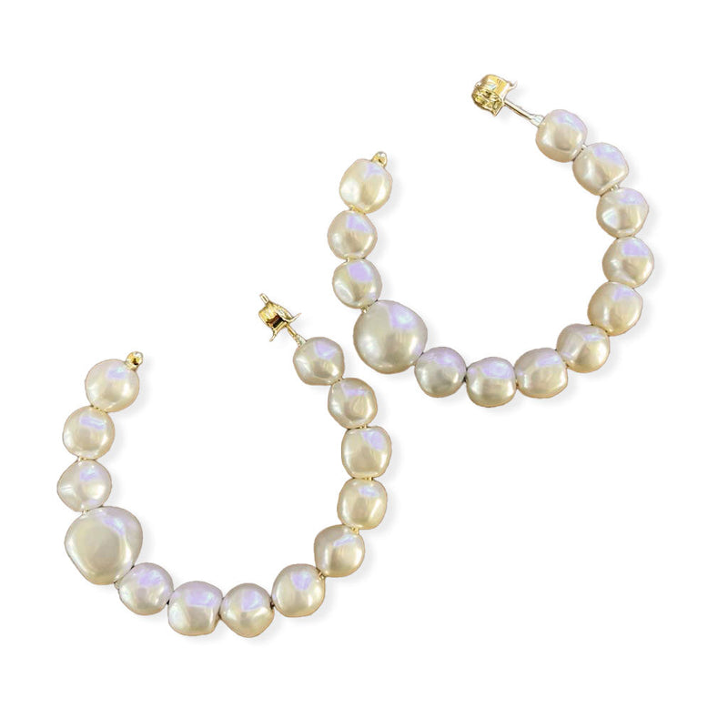 Sheila Fajl Nubia Pearl Hoops