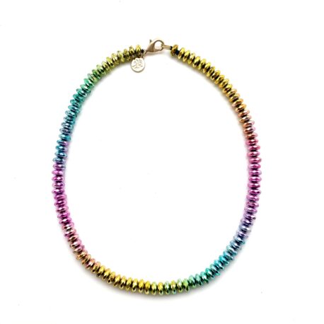 Karli Buxton Rainbow Hematite Necklace