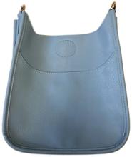 ah-dorned Mini Messenger Bag- Light Blue