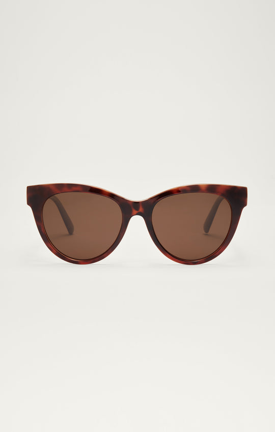 Bright Eyed Sunglasses in Honey Tortoise Brown