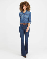 Spanx Flare Jeans in Midnight