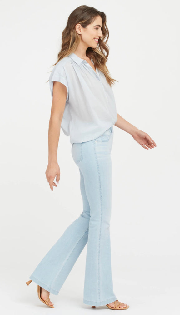 Spanx Flare Jeans in Light Wash