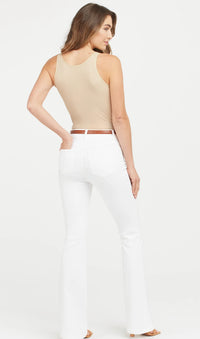 SPANX Flare White Jeans