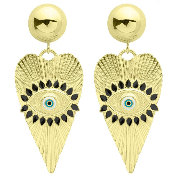 Sheila Fajl Love Me Earrings black